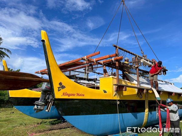 ▲帛琉傳統帆船5月啟航。（圖／記者楊漢聲翻攝）