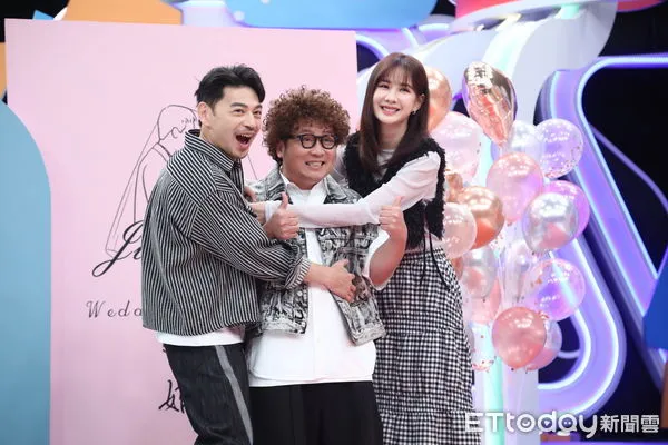 ▲阿Ken、納豆、依依、安心亞《同學來了》媒體探班。（圖／記者林敬旻攝）