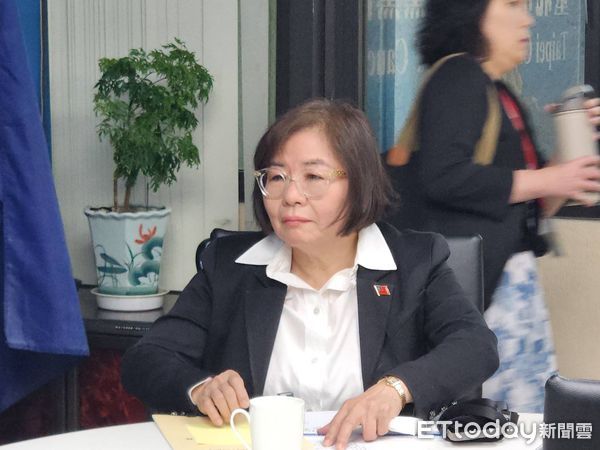 ▲▼國民黨北市黨部主委黃呂錦茹受訪。（圖／記者陳家祥攝）