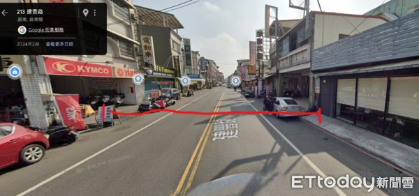 ▲▼屏東市忠孝國小附近通學步道拓寬引發地方民眾反彈。（圖／還路於民行人路權促進會提供）