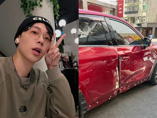 ▲▼酷炫車子遭刮傷。（圖／翻攝自Facebook／莊酷炫(小苦苓)）