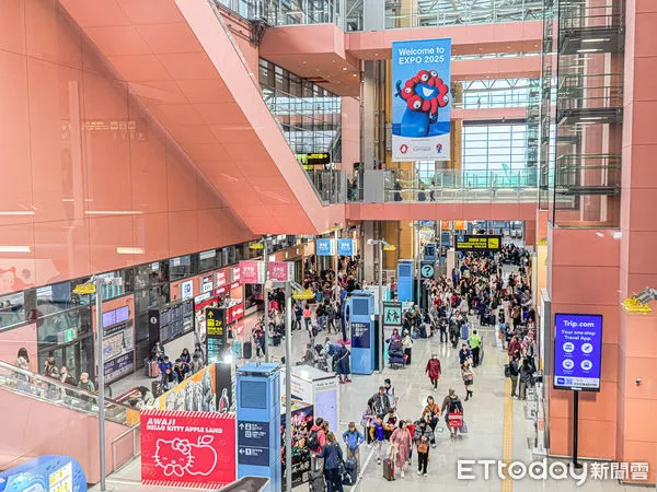 ▲▼大阪關西國際機場第一航廈，關空，大阪關西機場第一航廈。（圖／記者蔡玟君攝）