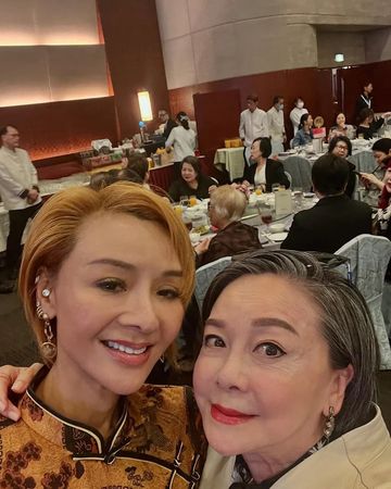 ▲▼葉子楣出席曾志偉壽宴。（圖／翻攝自IG）