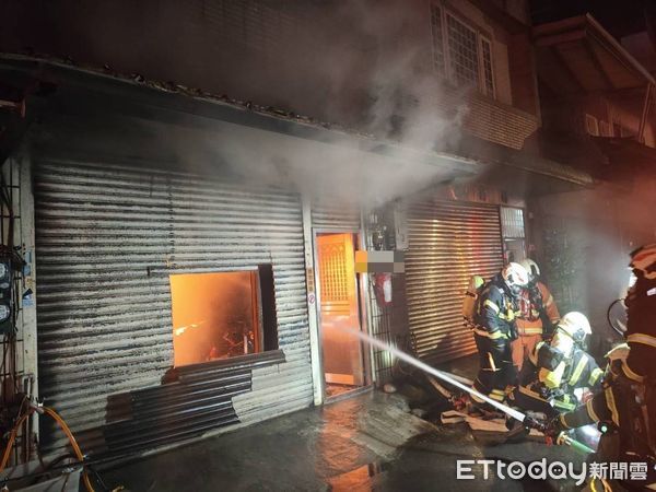 ▲▼             桃園市桃園區大仁路一處家庭式工廠火警。（圖／記者沈繼昌翻攝，下同）