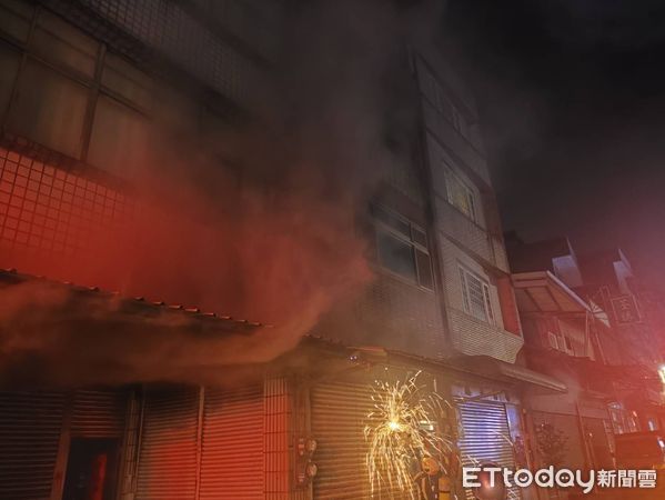 ▲▼             桃園市桃園區大仁路一處家庭式工廠火警。（圖／記者沈繼昌翻攝，下同）