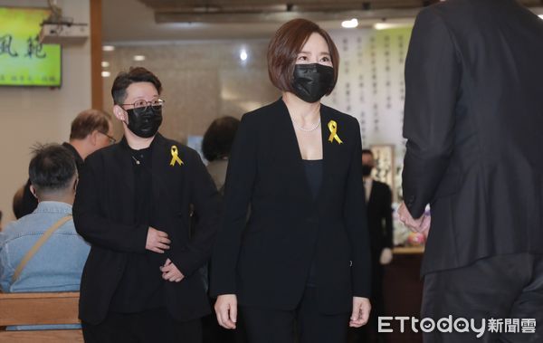 ▲▼金鐘製作人葉天健告別式-于美人。（圖／記者周宸亘攝）