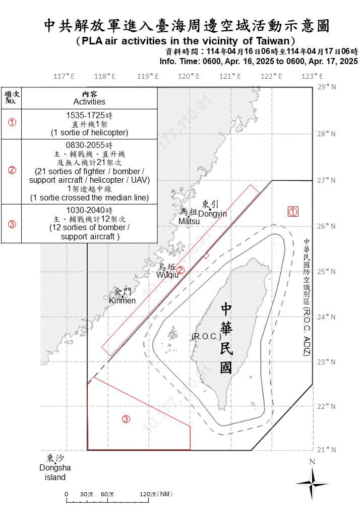 ▲▼共機動態。（圖／國防部提供）