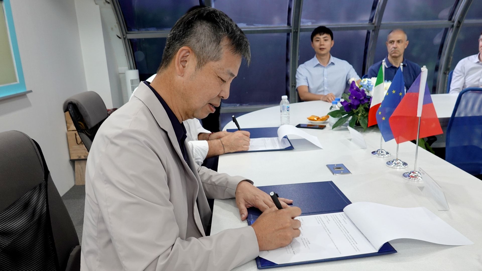 ▲▼歐德集團,國際物流中心,德國,義大利,智慧生產線,木作,陳國都。（圖／業者提供）