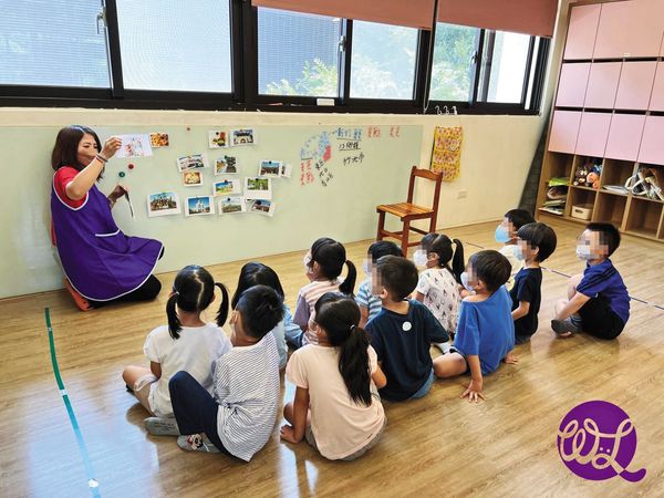 全台生育率負成長的年代，新竹縣市卻一直增設幼兒園與托嬰中心。圖為竹北一所幼兒園。（翻攝新竹縣私立竹科蔓幼兒園官網）