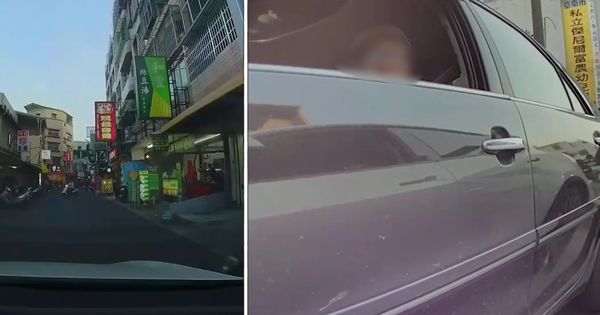 ▲有網友在網路社群PＯ文指出，台南市東區裕農街二段下班塞車時間，竟有黑色豐田車違停，還要網友逆向通過，網友鳴喇叭後對方還先開窗嗆人，反被網友開噴怒罵。（圖／翻攝WoWtchout - 地圖型行車影像分享平台，下同）