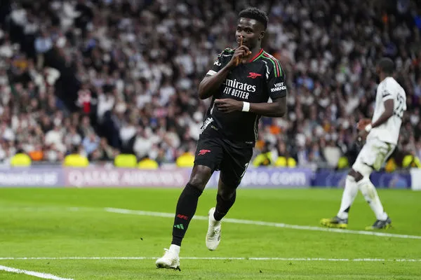 ▲▼薩卡（Bukayo Saka）。（圖／達志影像／美聯社）