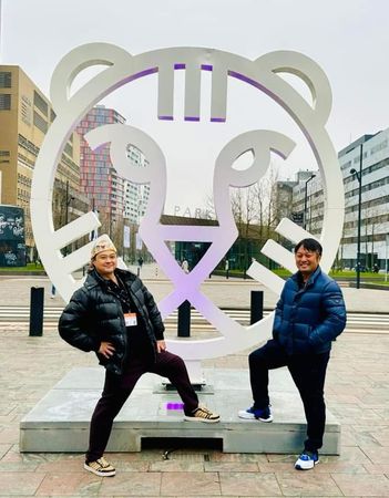 ▲「台南范冰冰」蔡書綺全裸「貴妃入浴」，大膽展露兩種性徵。（圖／攝露士提供）