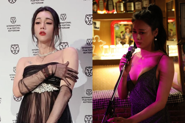 ▲「台南范冰冰」蔡書綺全裸「貴妃入浴」，大膽展露兩種性徵。（圖／攝露士提供）