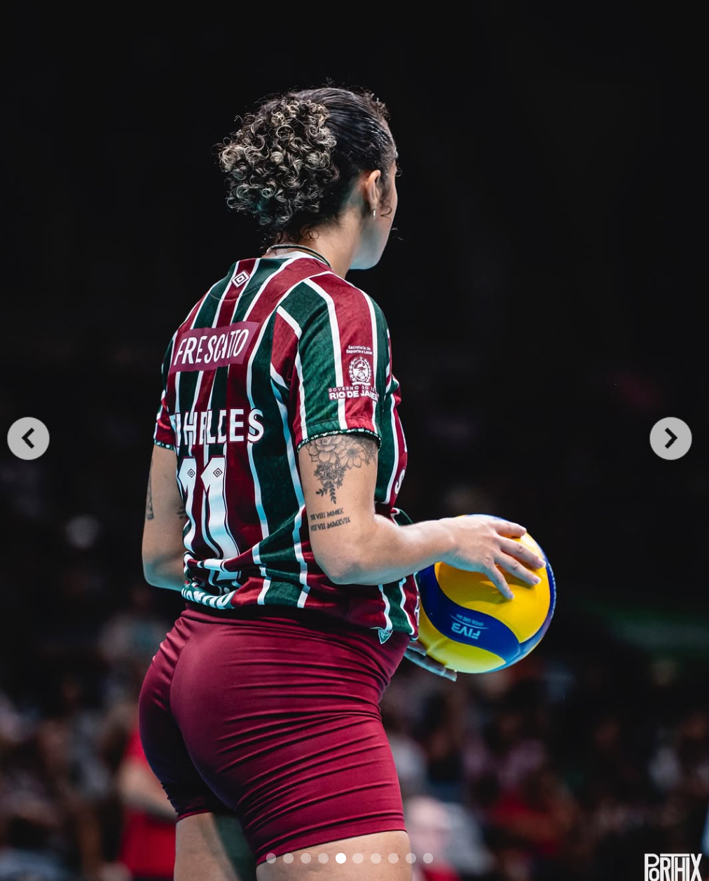 ▲▼巴西排球員赫爾德絲懷孕近6月仍披戰袍，堅持上場比賽引發話題。（圖／翻攝自IG／priscila_heldes）