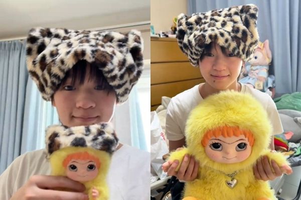 ▲全紅嬋與娃娃合照。（圖／翻攝自微博）