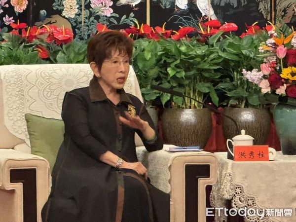 ▲▼ 宋濤會見洪秀柱一行（2025.4.17）            。（圖／記者任以芳攝）