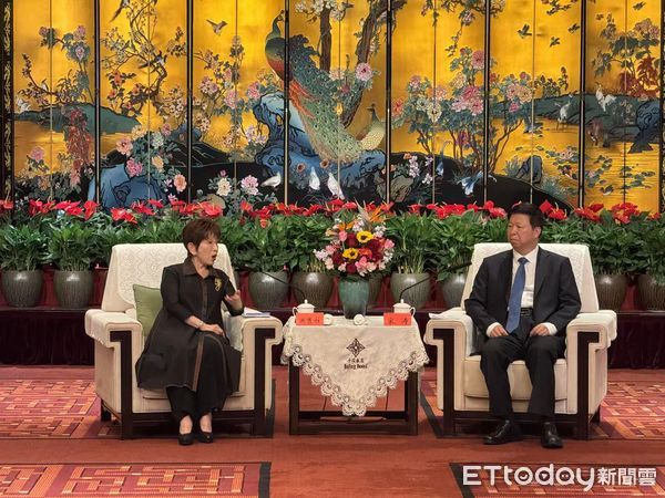 ▲▼ 宋濤會見洪秀柱一行（2025.4.17）            。（圖／記者任以芳攝）