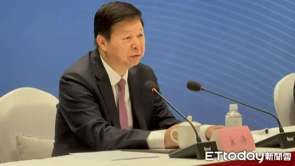 ▲▼ 宋濤與台商座談，批評美國對華濫施關稅至245%真是瘋狂            。（圖／記者任以芳攝）