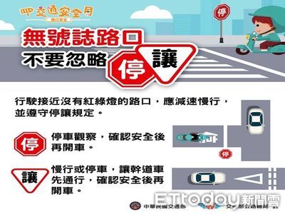 東港警公布無號誌肇事路口熱點 籲民眾遵守停讓規則