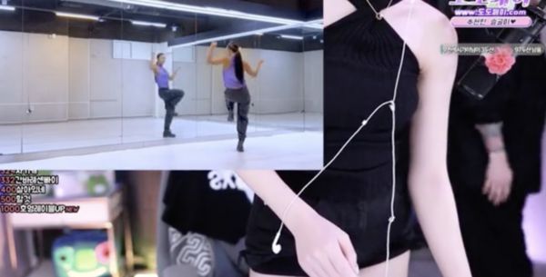 ▲▼南韓BJ網紅直播到一半被男生背後熊抱，急關直播。（圖／翻攝自SOOP）