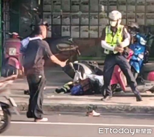 ▲▼男子擔心被搜出吸食器，揮舞著美工刀對峙員警，後來雖逃逸4小時後落網。（圖／民眾提供，下同）