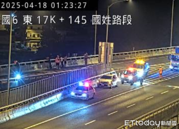 ▲男子開車赴國道6號西行17.1公里處，留下遺書後墜橋身亡。（圖／記者高堂堯翻攝，下同）