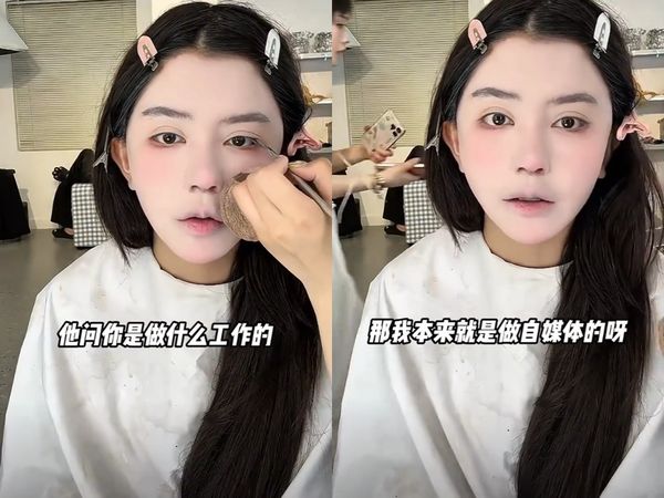 ▲▼大陸百萬網紅韓安冉申請美國簽證，在面談時被拒，氣到拍影片。（圖／翻攝自微博）