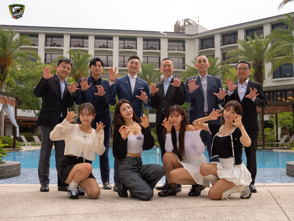 ▲韓國人氣啦啦隊入住桃園大溪笠復威斯汀度假酒店(由左至右依序為金佳垠、金娟婷、金眞娥、李珠熙。（圖／桃園台啤永豐雲豹提供）