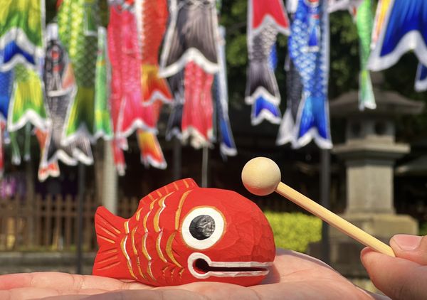 ▲桃園神社「鯉魚流光祭り」19日起展至8月31日止。（圖／桃園神社提供）