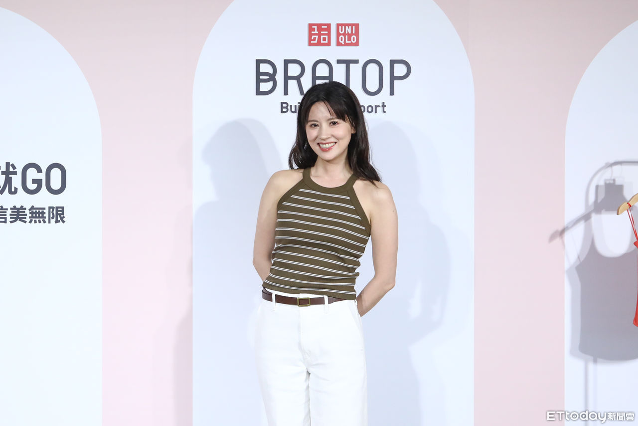 ▲林予晞出席UNIQLO BRATOP體驗會。（圖／記者林敬旻攝）