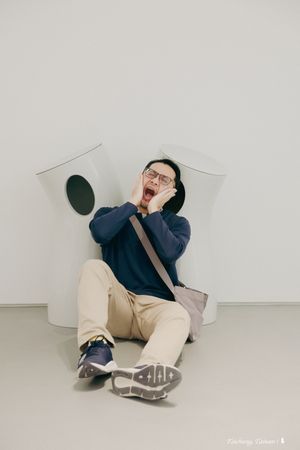 ▲▼掀開臺中勤美術館，隈研吾的「無牆」設計，讓藝術與街區共生。（圖／部落客Ean部落閣提供）