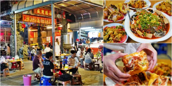 ▲▼福龍宮廟口快炒。（圖／部落客Mika授權提供）