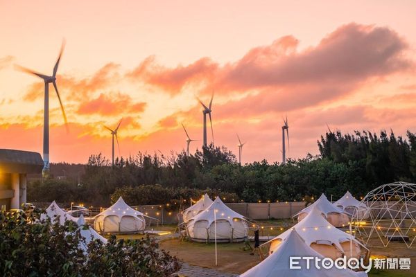 ▲高美濕地遊客露營區。（圖／台中市政府提供）