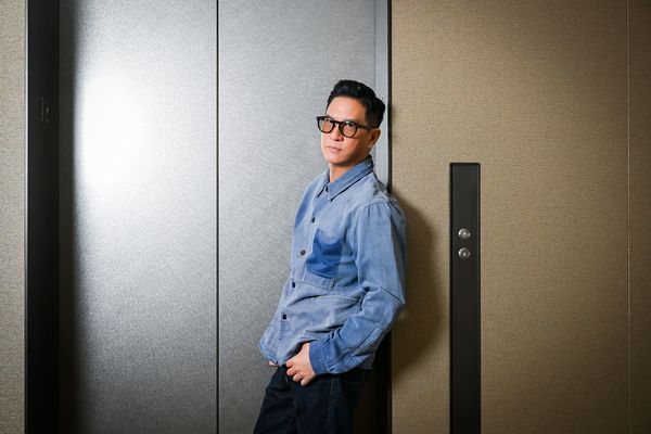 ▲張家輝(右)與劉俊謙來台宣傳恐怖新片《贖夢》。（圖／甲上娛樂提供）