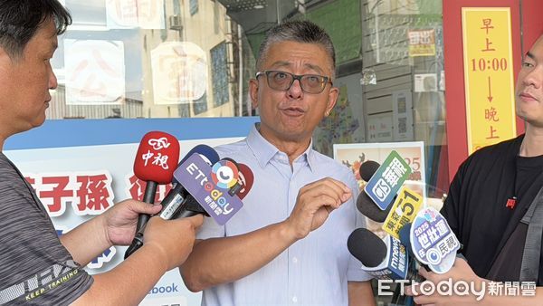 ▲罷免民進黨立委許智傑領銜人朱磊。（圖／記者吳世龍攝）