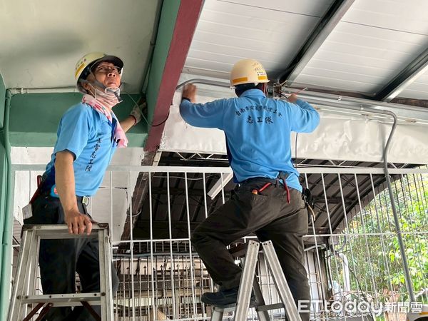 ▲台南做工行善團修繕足跡遍及台南，第289戶火災案完工重生。（圖／記者林東良翻攝，下同）