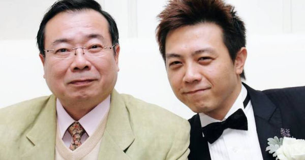 廖峻（左）驚傳3度中風，他的兒子希望外界一起集氣加油。（圖／翻攝自廖錦德臉書）