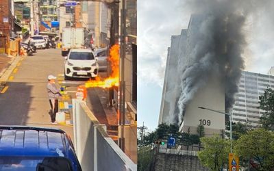 首爾21層公寓火警！警證實60歲縱火男「當場身亡」　2人驚逃墜樓
