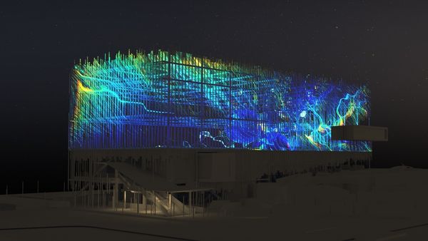 新北市美術館開館活動「建築光雕」點亮城市文化軸線（圖／新北市政府文化局提供）