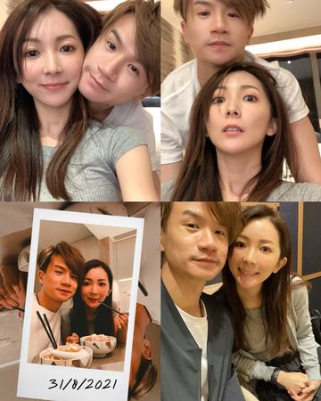 ▲梁釗峰認愛。（圖／翻攝自梁釗峰女友IG）