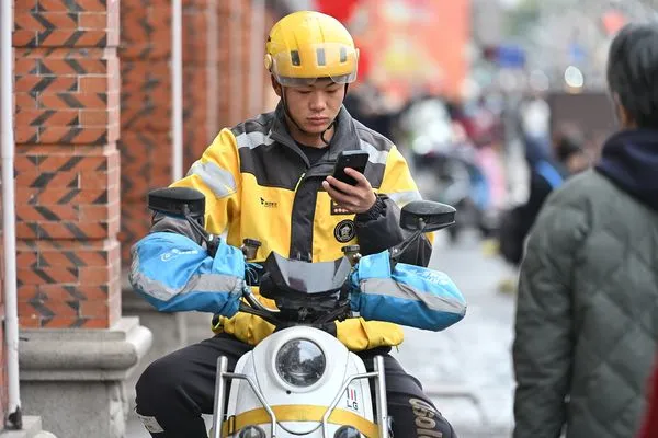 ▲美團外送員。（圖／CFP）
