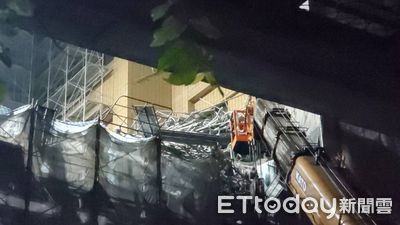 快訊／台大醫院鷹架倒塌　「失聯移工」凌晨尋獲已死亡