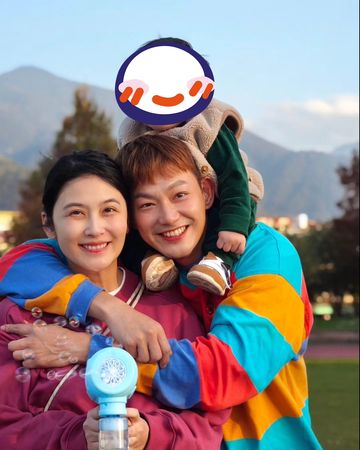 ▲威廉一家人相當幸福。(圖/翻攝自Facebook/廖威廉)