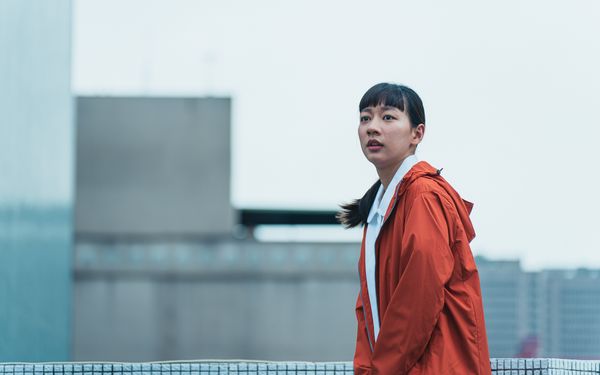 ▲《器子》林映唯（左起）、李杏、陳妤、大鶴出席映後活動。（圖／華映娛樂提供）