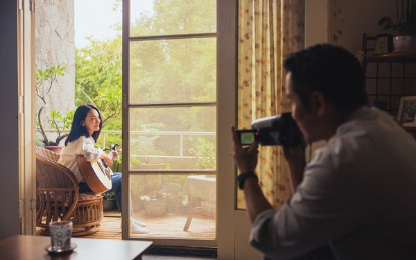 ▲《器子》林映唯（左起）、李杏、陳妤、大鶴出席映後活動。（圖／華映娛樂提供）