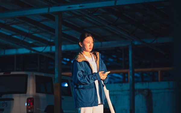 ▲《器子》林映唯（左起）、李杏、陳妤、大鶴出席映後活動。（圖／華映娛樂提供）