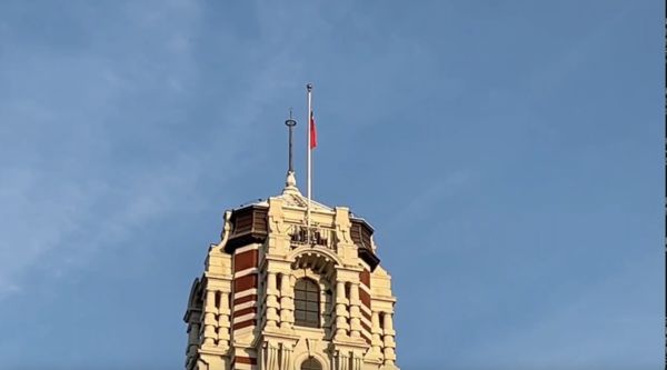 ▲▼總統府今天（22日）降半旗。（圖／記者陳煥丞攝）
