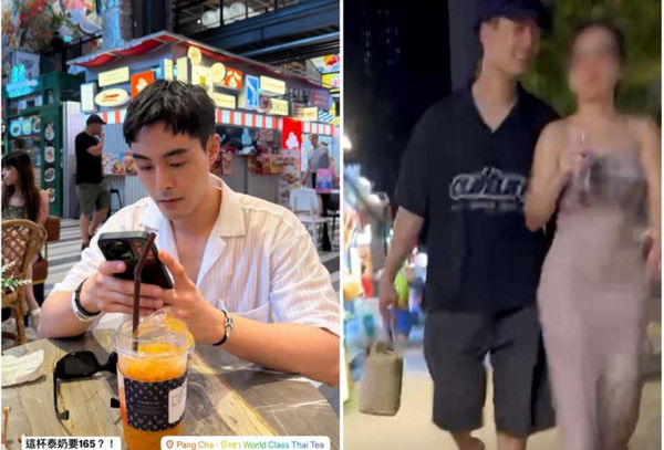 泰甜蜜1／朱宇謀樂遊曼谷度假玩潑水節　女伴相陪肢體親密零距離