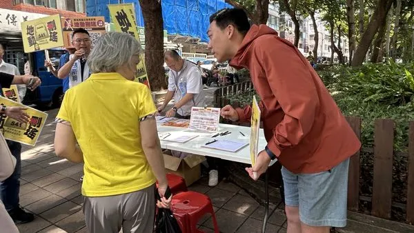 ▲罷免吳思瑤召集人賴苡任。（圖／地動刪瑤提供）