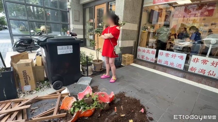 ▲樋口飯糰,房東,盆栽,高雄。（圖／民眾提供，下同）